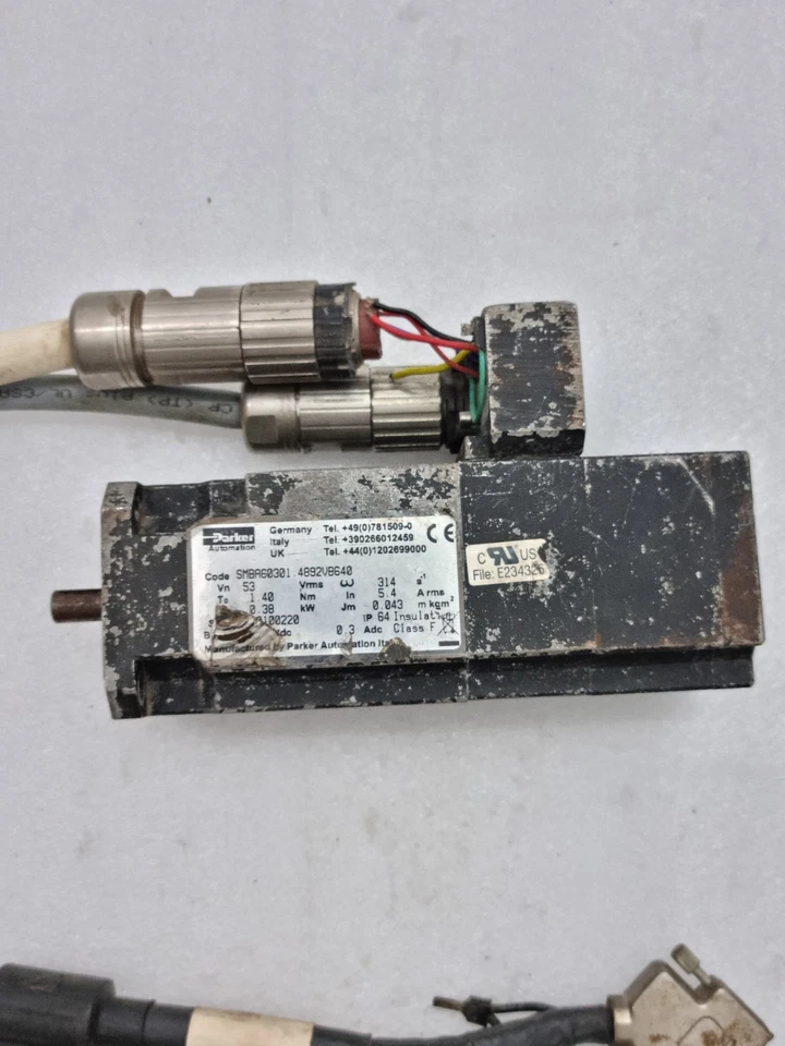 UNTESTED Parker Automation SMBA60301 4892VB640 Servo Motor SMBA60301 Free Ship